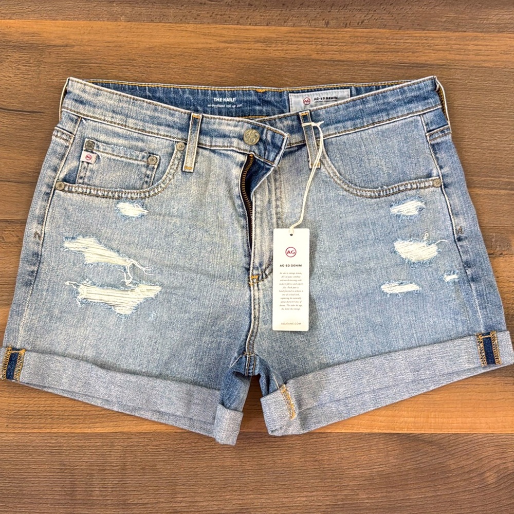 AG Hailey BF Denim Shorts with Tags